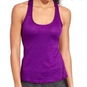 Athleta XS Chi Shadow Stripe racerback tank